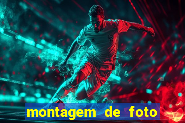 montagem de foto com simbolo do flamengo